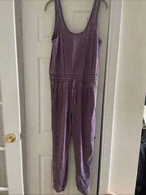 Splendid Heather Knit Jumpsuit One-Piece with Drawstring Waist